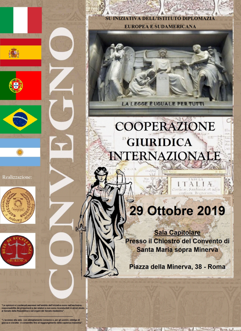 COOPERAZIONE GIURIDICA INTERNAZIONALE